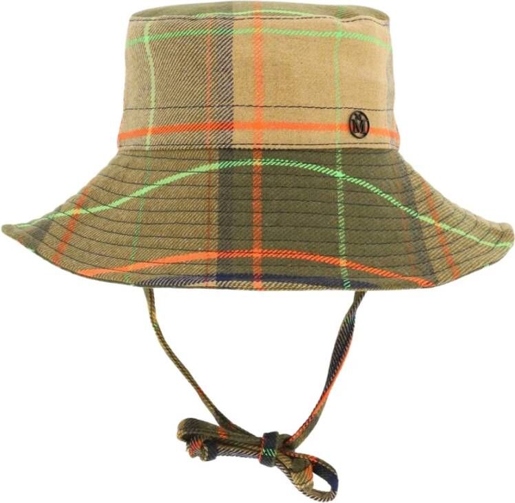 Maison Michel Geruit Neon Bucket Hat Multicolor Dames