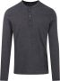 Majestic filatures Antraciet Tunesische Longsleeve T-Shirt Grijs Heren - Thumbnail 1