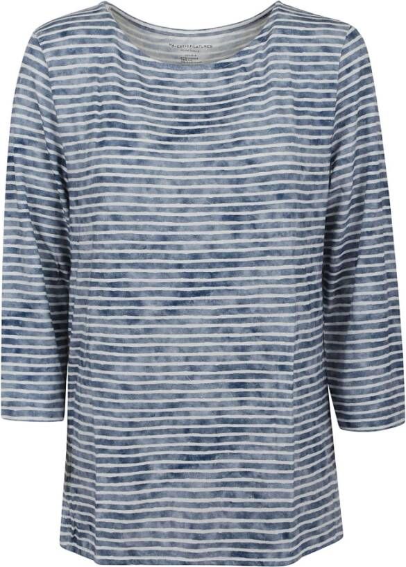 Majestic filatures Long Sleeve Tops Blauw Dames