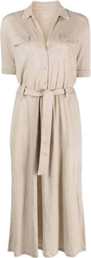 Majestic filatures Midi Dresses Beige Dames