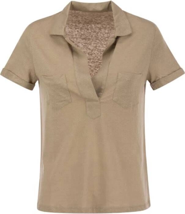 Majestic filatures Polo Shirt Beige Dames