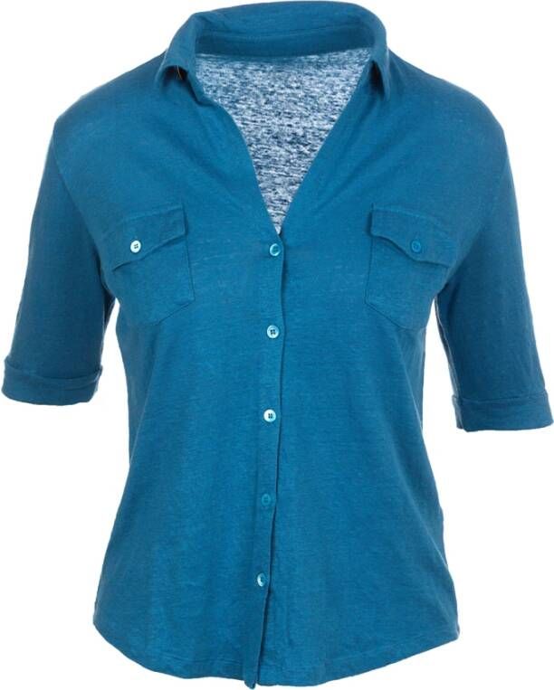 Majestic filatures Shirts Blauw Dames