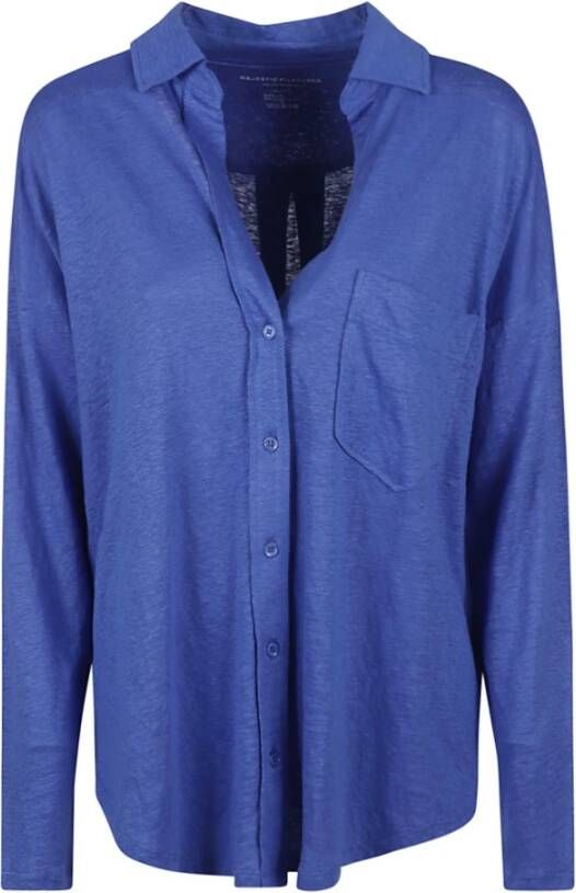Majestic filatures Shirts Blauw Dames