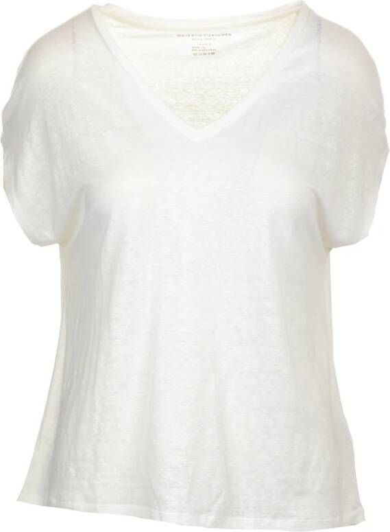 Majestic filatures T-Shirts Wit Dames