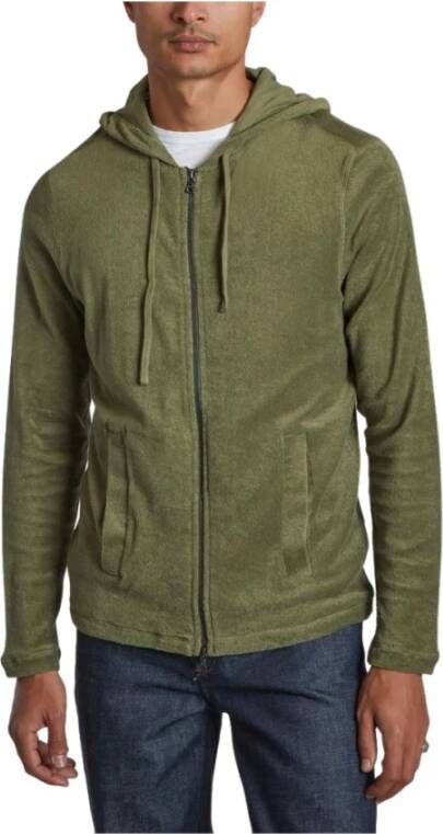 Majestic filatures Zip-up hoodie Groen Heren