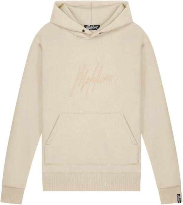 Malelions Essentials hoodie Herenlions Beige Heren