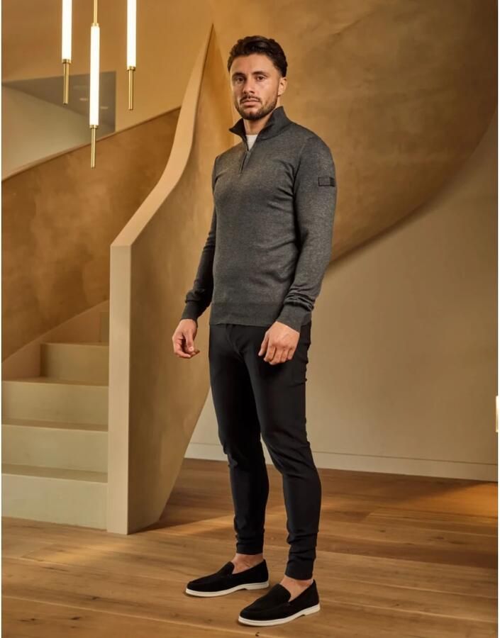 Malelions Antraciet Sweater Mm3-Aw24-05 Herenlions Gray Heren - Foto 2