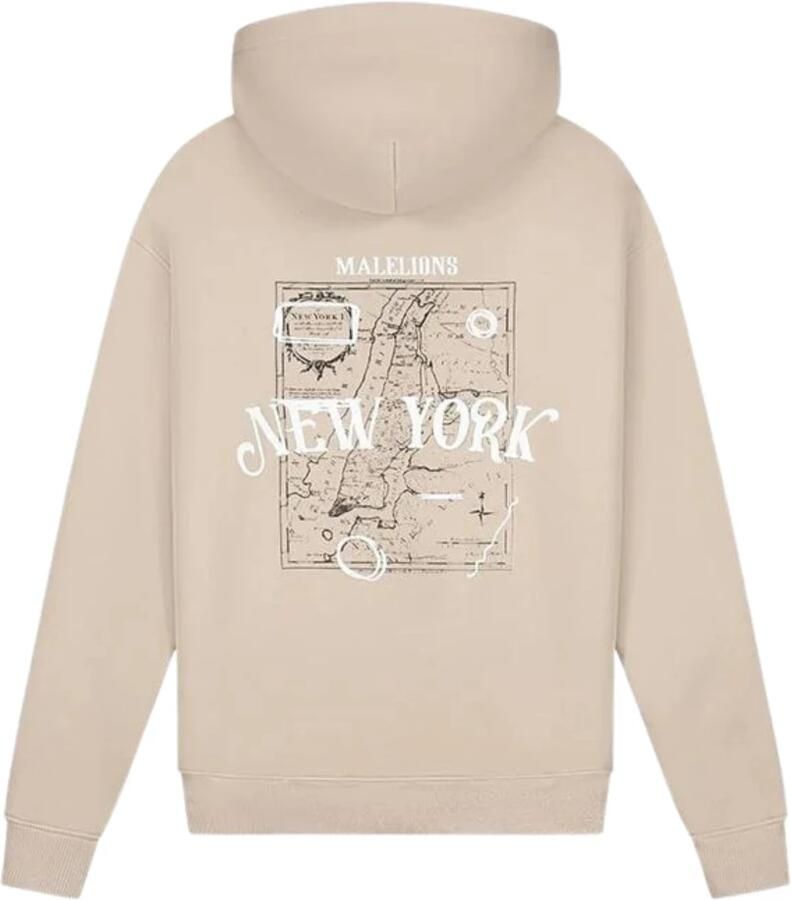 Malelions Beige Sweater Mm1-Aw24-53 Herenlions Beige Heren - Foto 2