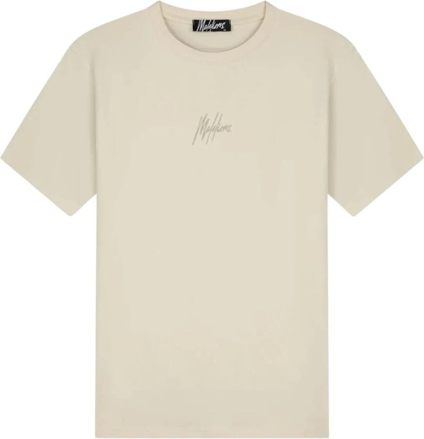 Malelions Gestreept Signature T-shirt in Beige Herenlions Beige Heren - Foto 3