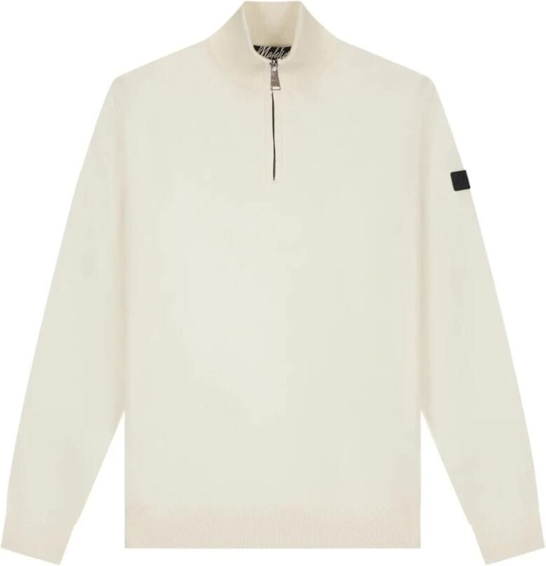 Malelions Off White Sweater Mm3-Aw24-09 Herenlions White Heren - Foto 3
