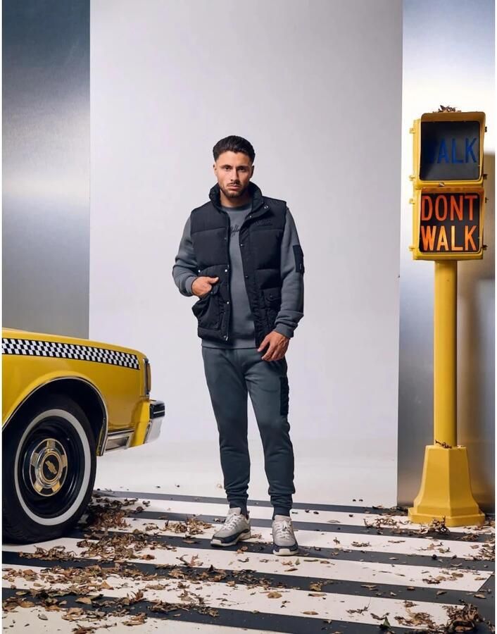 Malelions Stijlvolle Bodywarmers in Zwart Herenlions Black Heren