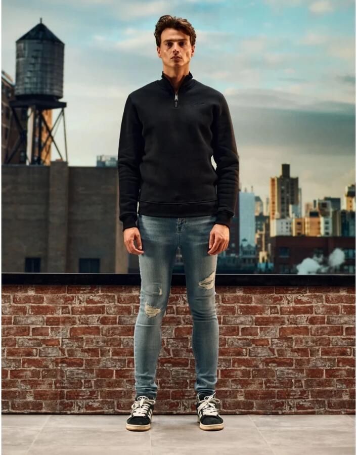 Malelions Zwarte Sweater Mm2-Aw24-03 Herenlions Black Heren