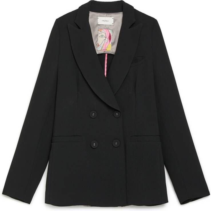 Maliparmi Sablè Crepe JAS Black Dames