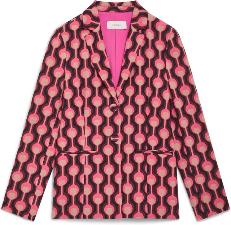 Maliparmi Cady Jas Frieze Stijl Roze Dames