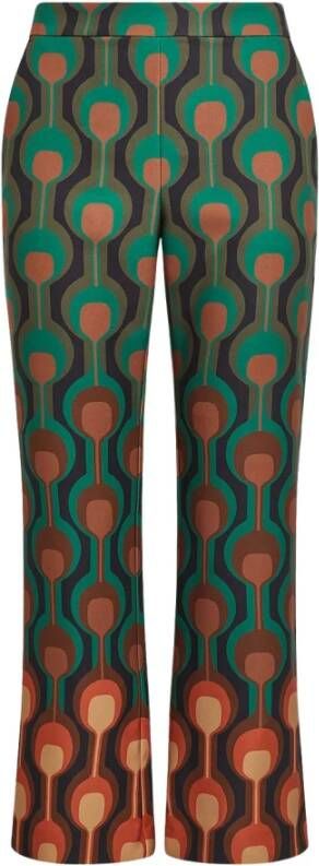 Maliparmi Cropped Trousers Meerkleurig Dames