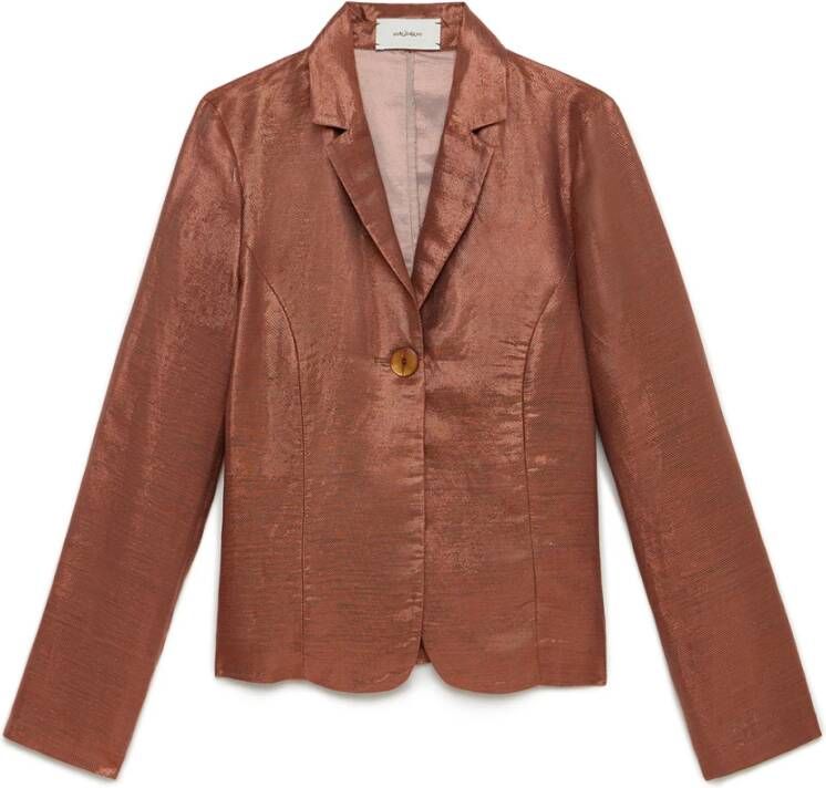Maliparmi Diagonale Lurex Jas Red Dames