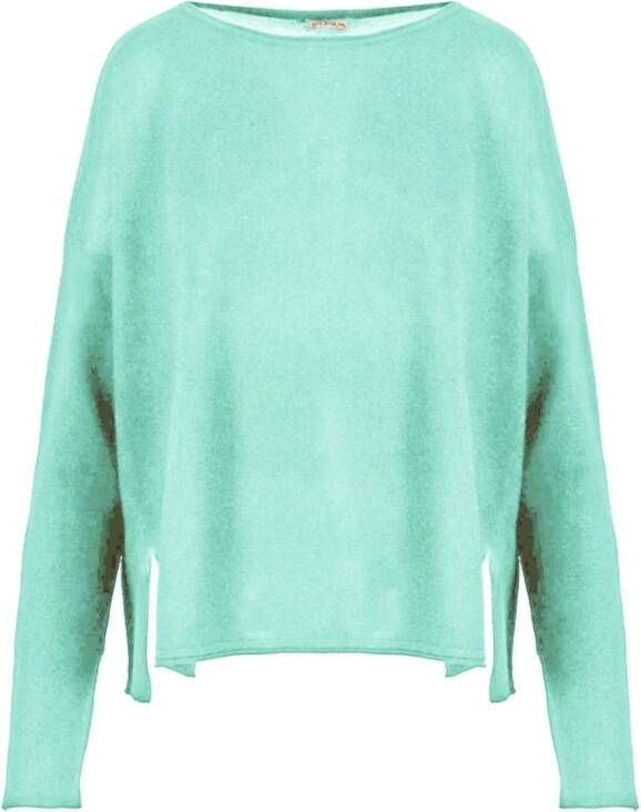 Maliparmi Gebreide kleding met ronde hals Groen Dames