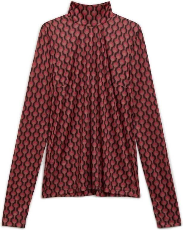 Maliparmi Frieze Print Jersey T-Shirt Multicolor Dames