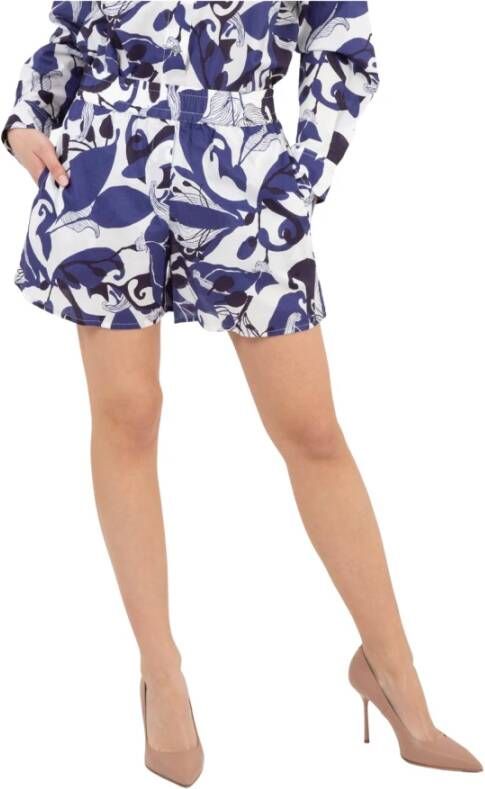 Maliparmi Short Shorts Blauw Dames