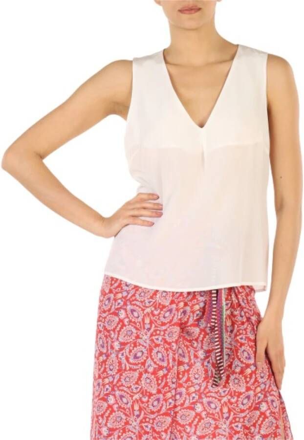 Maliparmi Sleeveless Tops Wit Dames