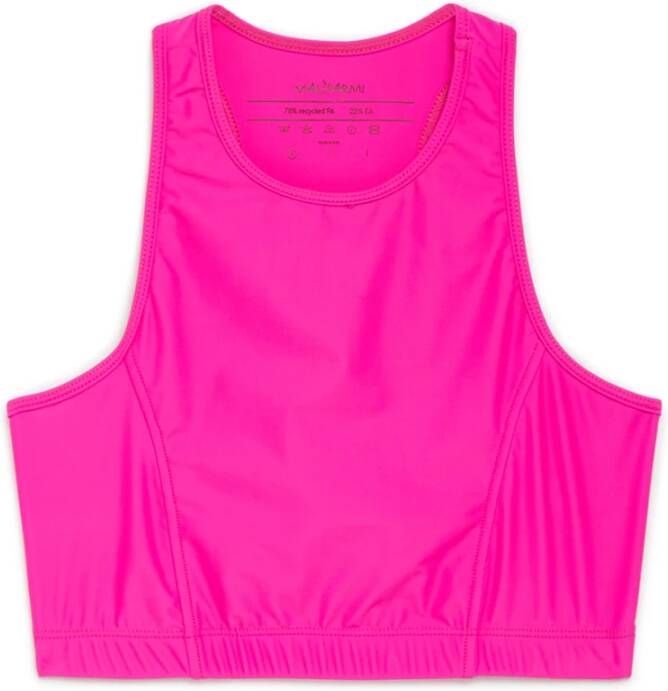 Maliparmi Stijlvolle Mouwloze Top voor Buitensport Roze Dames