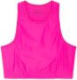 Maliparmi Stijlvolle Mouwloze Top voor Buitensport Roze Dames - Thumbnail 1