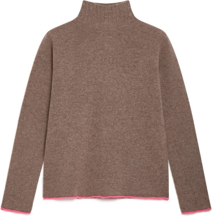 Maliparmi Stijlvolle Coltrui Beige Dames