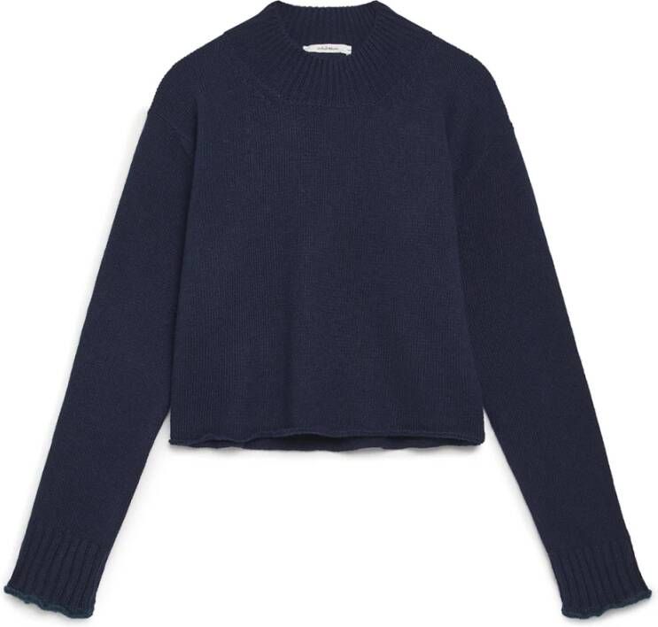 Maliparmi Stijlvolle Sweater voor Mannen en Vrouwen Blauw Dames