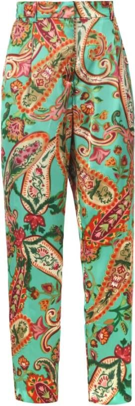 Maliparmi Tapered Trousers Groen Dames