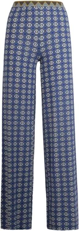 Maliparmi Trousers Blauw Dames