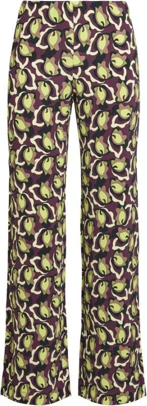Maliparmi Veelzijdige Camoleaves Broek voor Dames Groen Dames