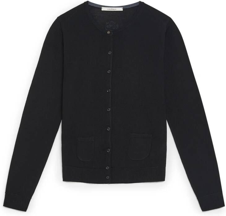 Maliparmi Wereld Cardigan in Levendige Kleuren Zwart Dames