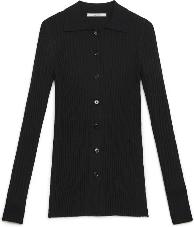 Maliparmi Wereld Cardigan in Levendige Kleuren Zwart Dames