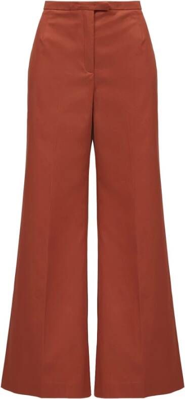 Maliparmi Wide Trousers Bruin Dames