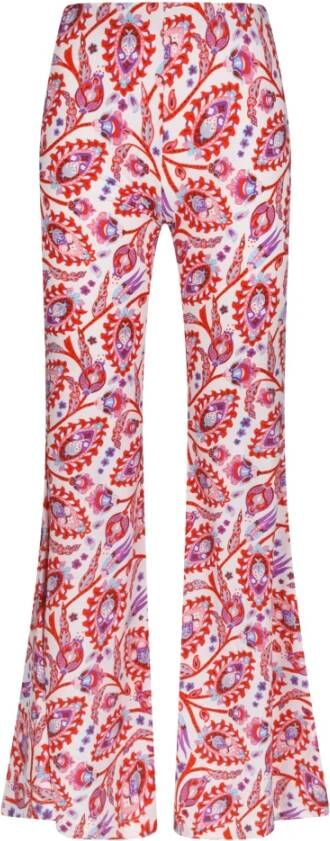 Maliparmi Wide Trousers Rood Dames