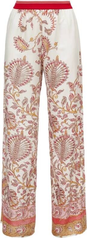 Maliparmi Wide Trousers Rood Dames