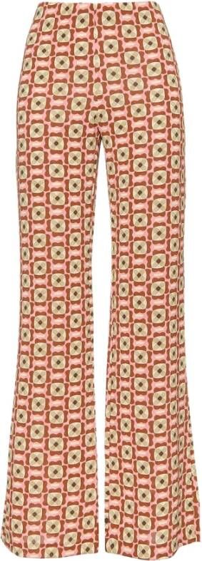 Maliparmi Wide Trousers Roze Dames