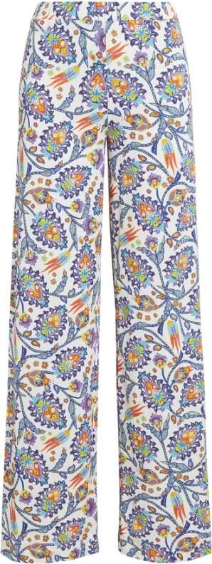 Maliparmi Gedrukte Jersey Straight-Leg Broek Multicolor Dames