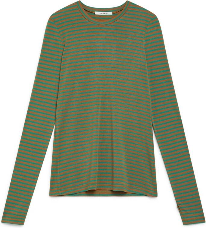 Maliparmi Zachte T-Shirt Comfortabel en Stijlvol Groen Dames