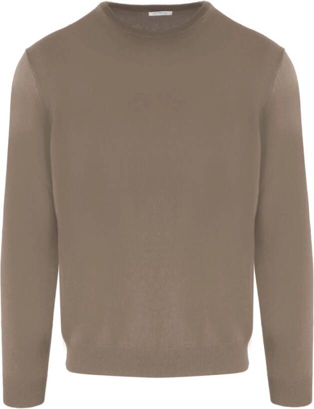 Malo Beige Cashmere Sweater Bruin Heren
