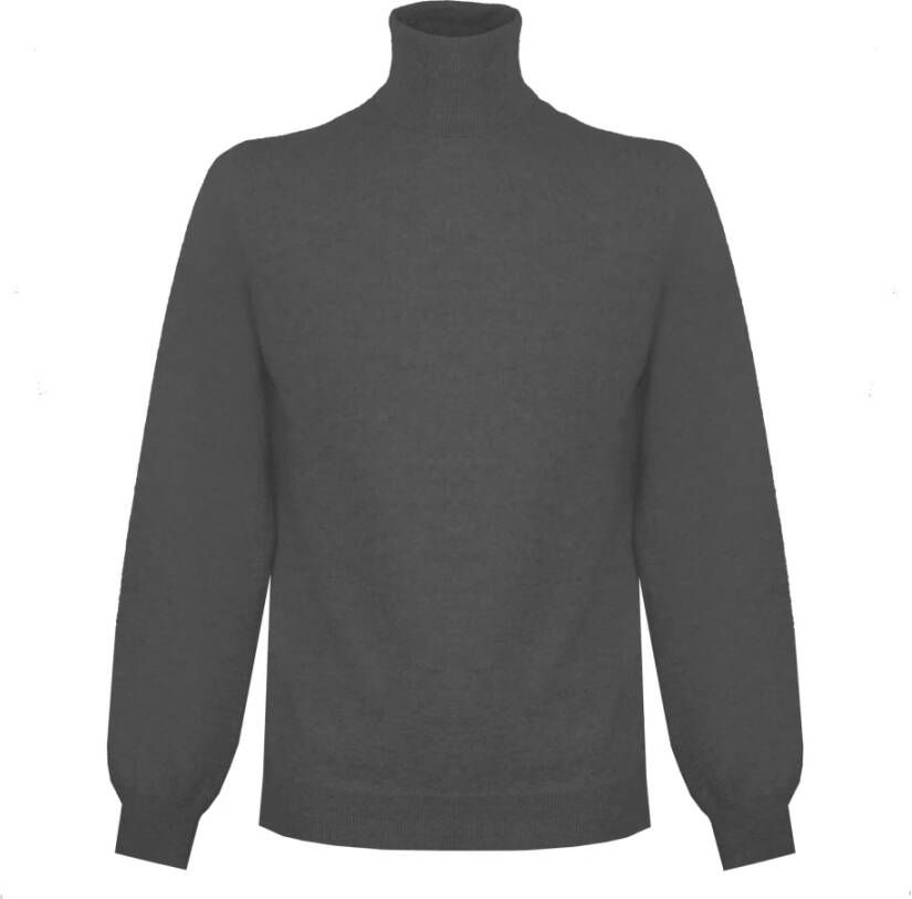Malo Gray Cashmere Sweater Grijs