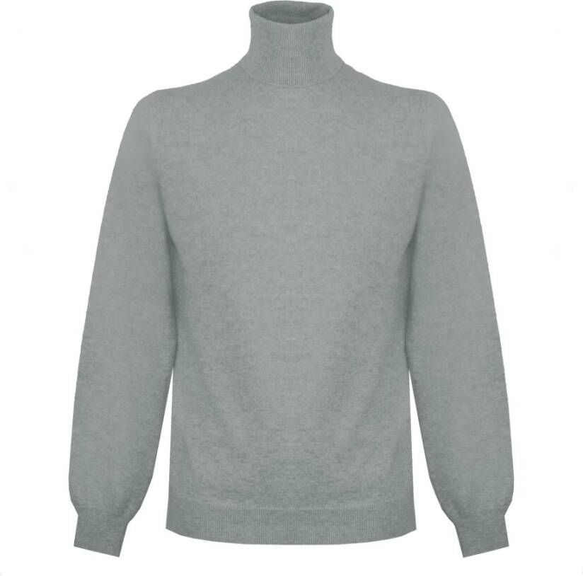 Malo Gray Cashmere Sweater Grijs Heren