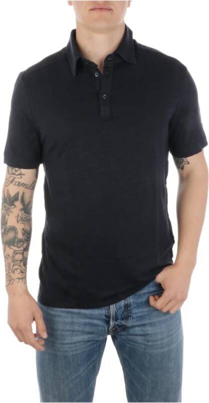 Malo Polo Shirts Zwart Heren