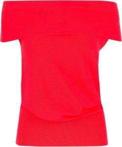 Malo Round-neck Knitwear Rood Dames
