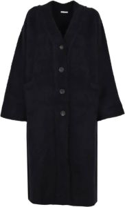 Malo Single-Breasted Coats Zwart Dames