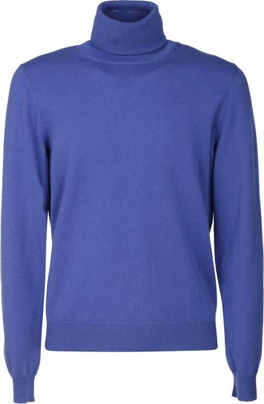 Malo Sweaters Blue Blauw Heren