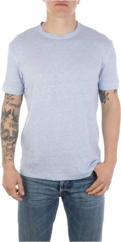 Malo T-Shirts Blauw Heren