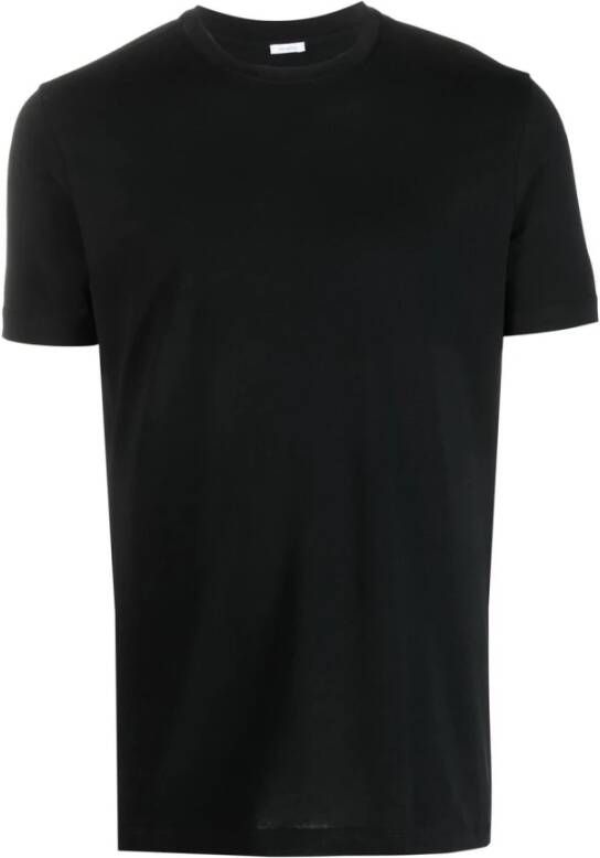 Malo T-Shirts Zwart Heren