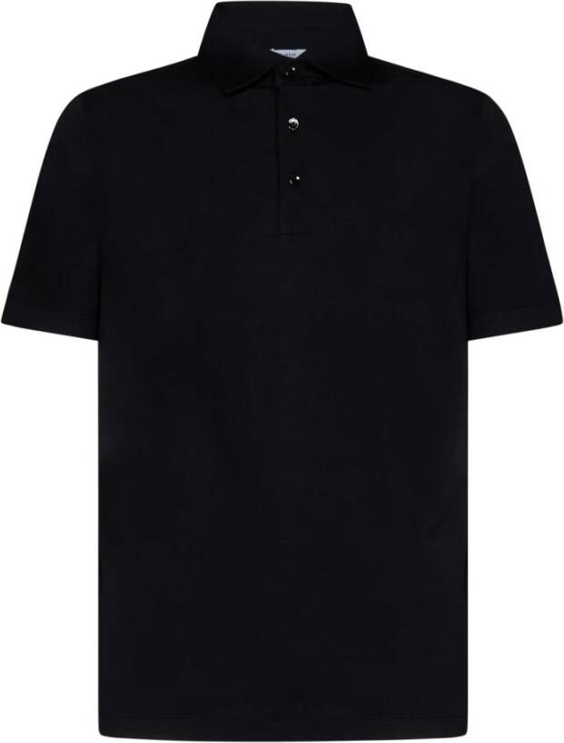 Malo T-Shirts Zwart Heren