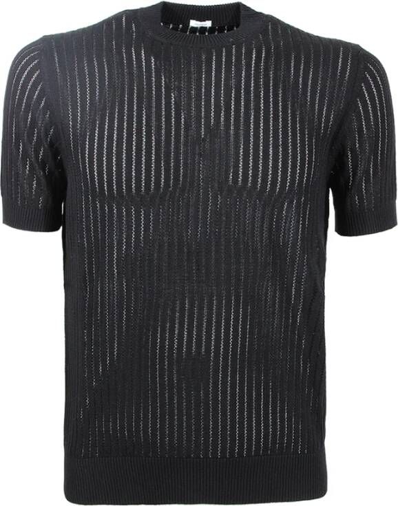 Malo T-Shirts Zwart Heren